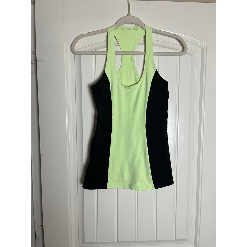 Lululemon | Women's S Cool Racerback Surf Bonded - Faded Zip/Black - Picture 2 of 3